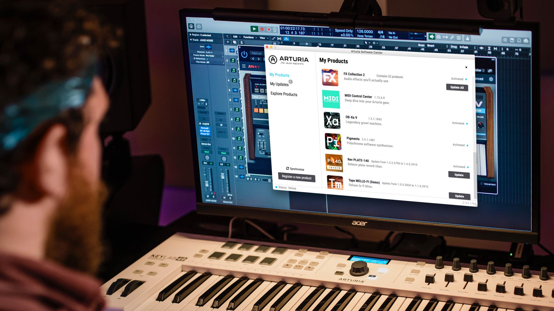 The Arturia Software Center